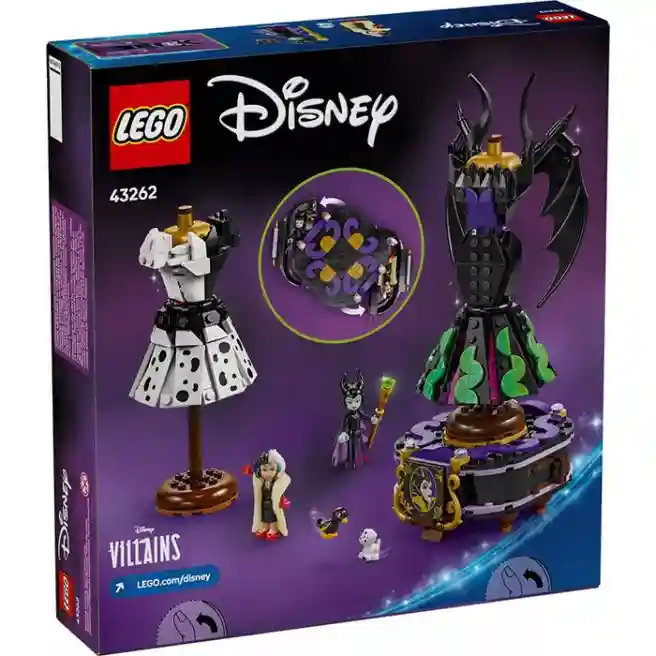 Конструктор LEGO Disney Платья Малефисенты и Круэллы Де Виль, арт  43262