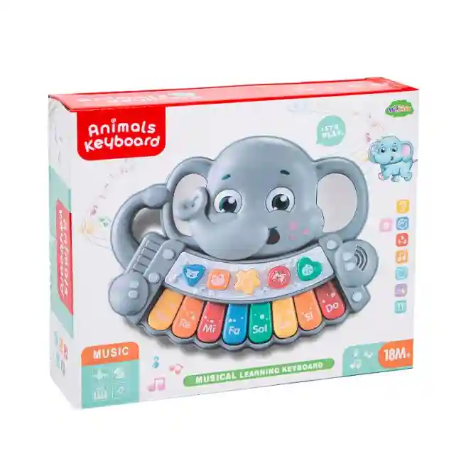 Pian p/u copii "Elefant" roz, cod 572144