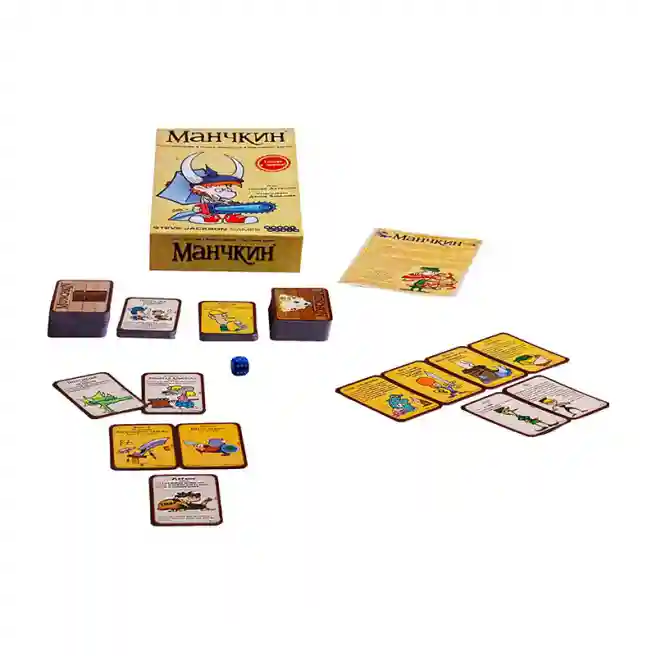 MH Настольная игра "Манчкин" (цветная версия, 2-е рус. изд.), код 48442