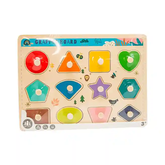 Puzzle de lemn "Figurine", cod 178667