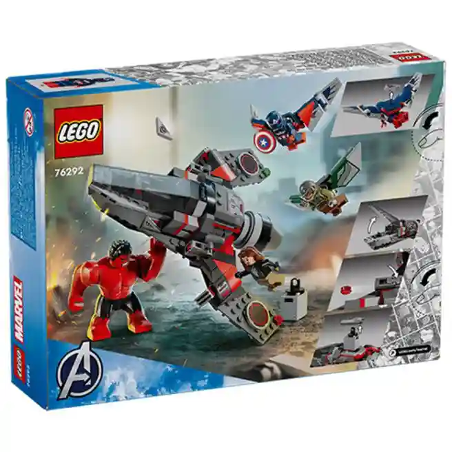 Конструктор LEGO Marvel Битва Капитана Америки против Красного Халка, арт.76292
