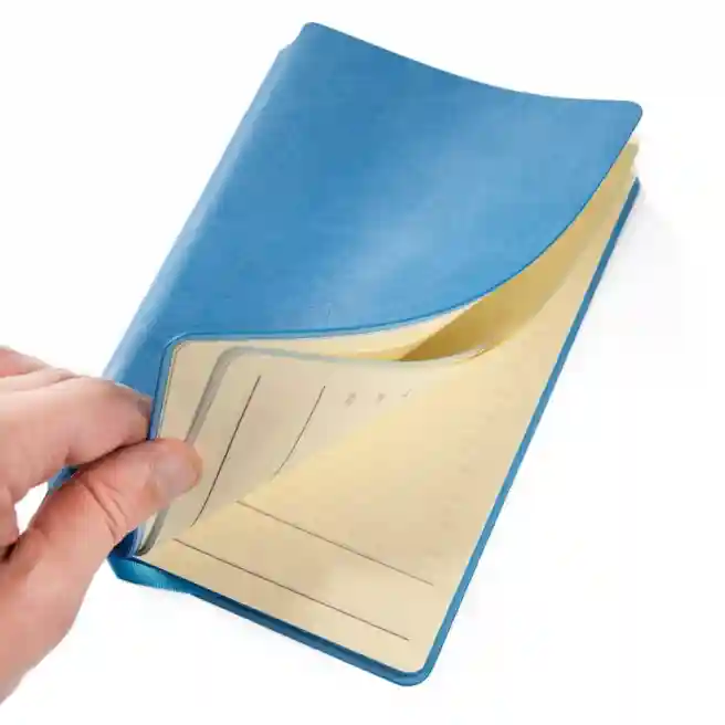 Agendă nedatată A5  IDEE Premium Flexible "Arctic Blue"