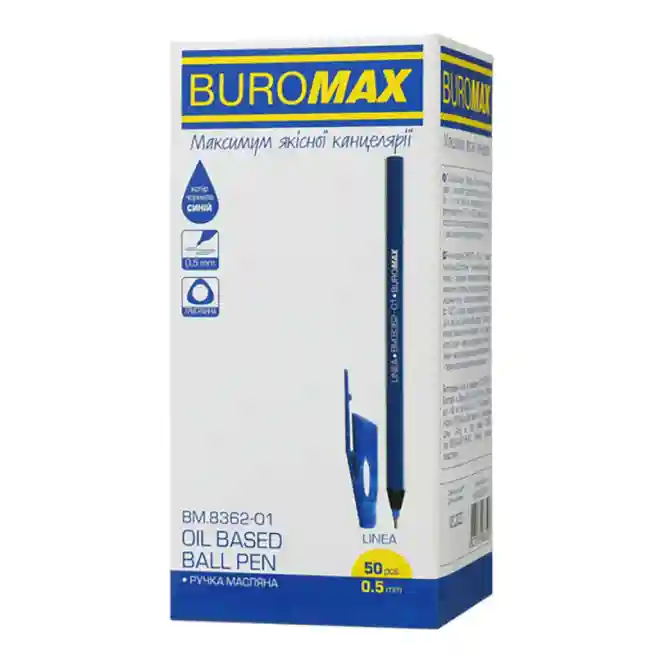 Pix LINEA, 0,5 mm, pe bază de ulei, albastru