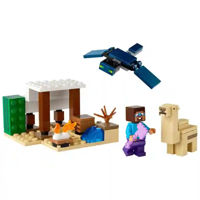 Constructor LEGO Minecraft Expediția lui Steve în deșert, art. 21251