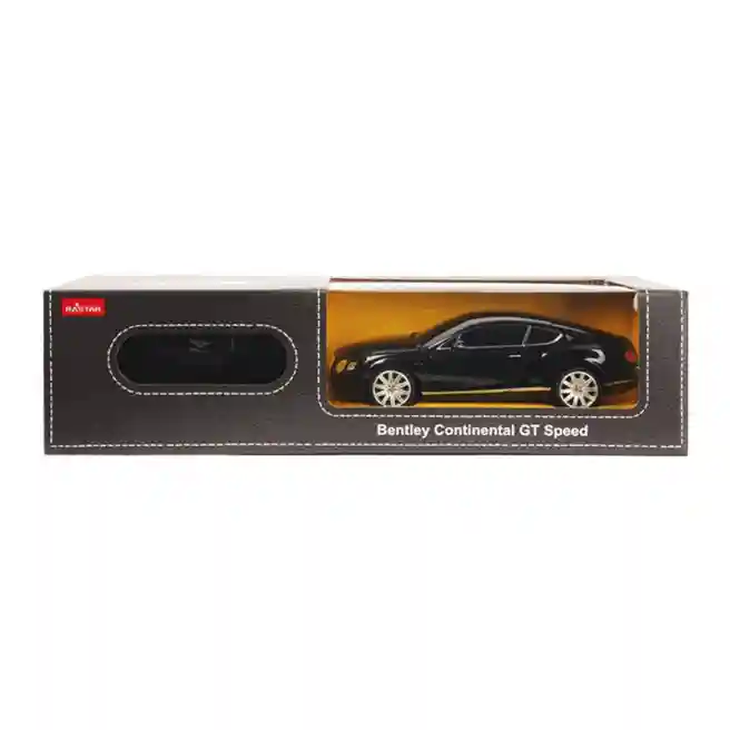 RS Машина р/у RASTAR  1:24 Bentley Confinental GT, черная, код 50615