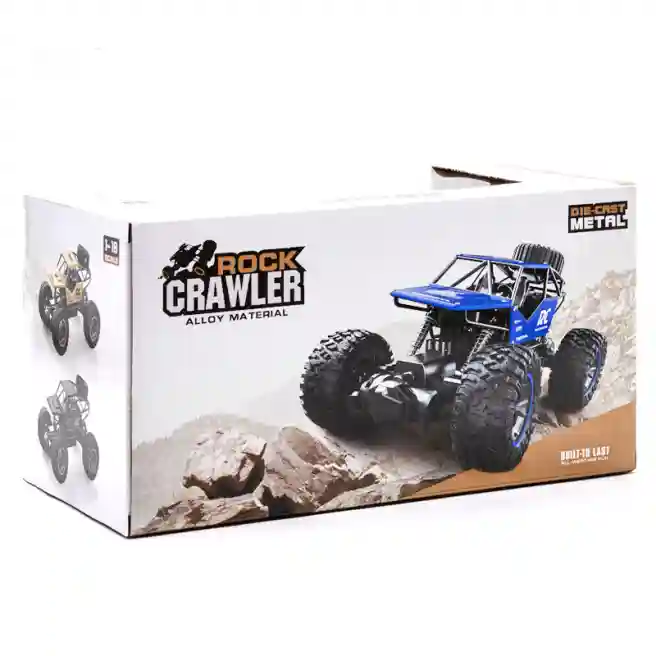 Mașină 1:18 cu telecomandă "Rock Crawler" 2029 neagră, cod 442031