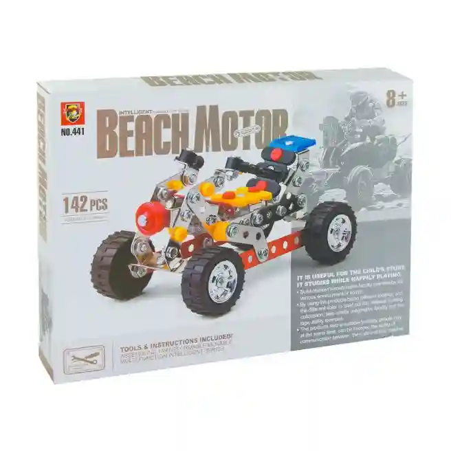 Конструктор метал. "Beach Motor" 142 дет., код 108616