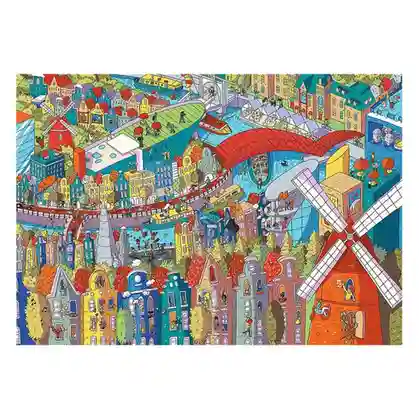 TF Puzzle  "1000 UFT" - Urmaritorii vicleni, Amsterdam, The Netherlands cod 51178