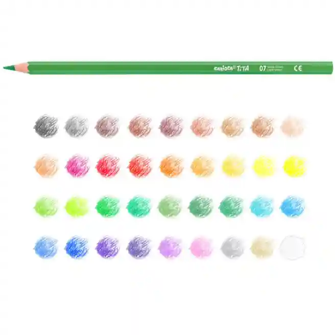 Creioane colorate Carioca Tita, 36 culori, 42795