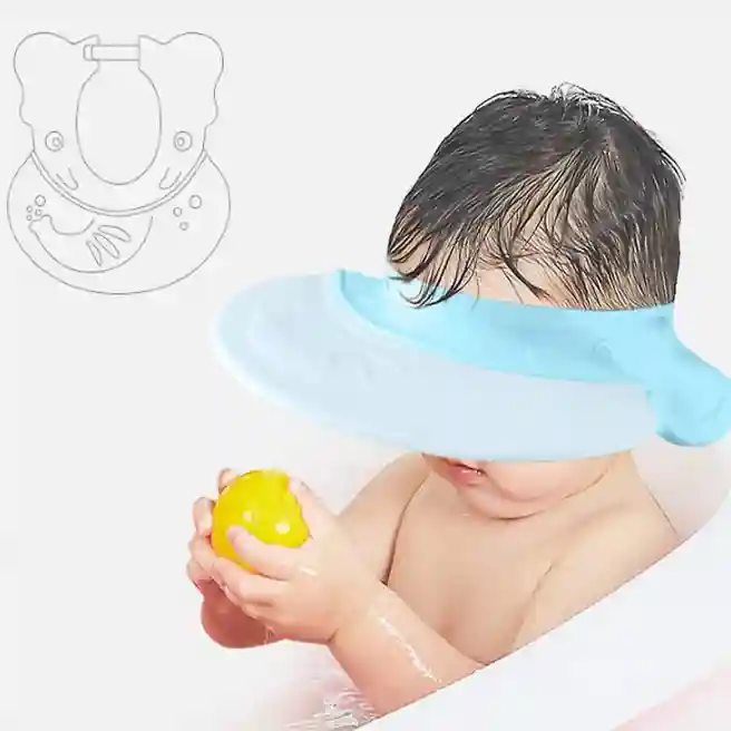 Cască pentru baie copii, albastra, cod 58668
