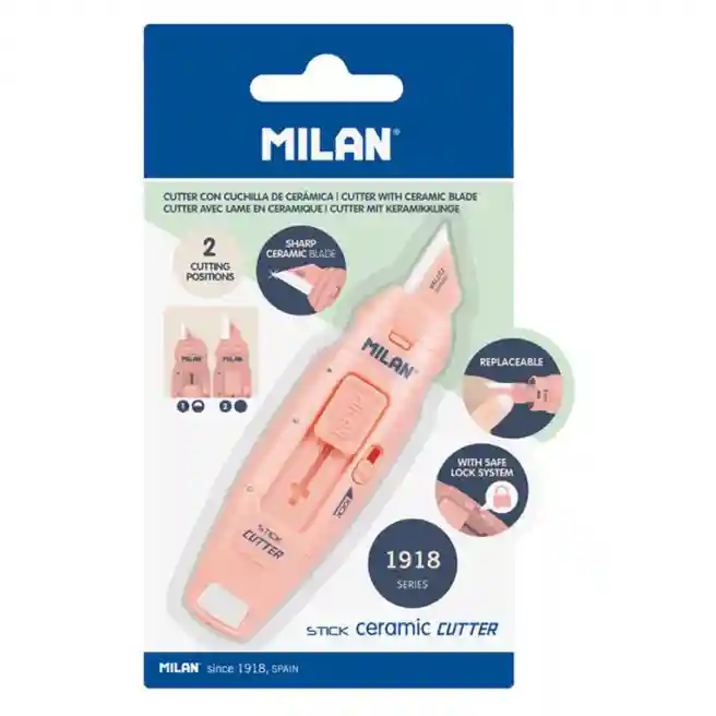 Нож с керамической лезвией MILAN 1918 PINK