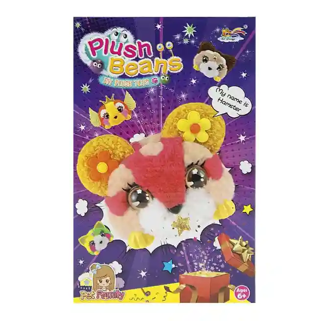 Set pentru creație Plush-art, Șoricel multicolor, cod 712303