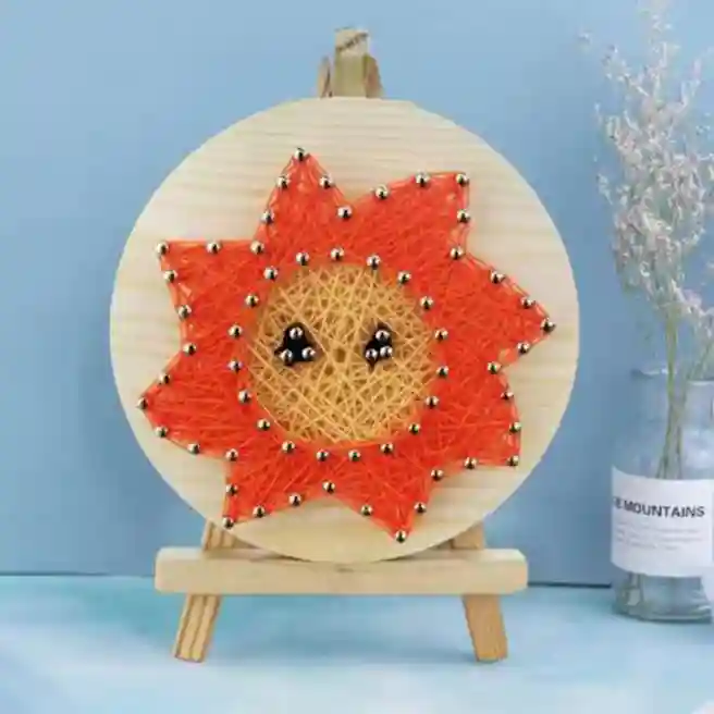 Set pentru creație String Art "Soare", 11x11 cm