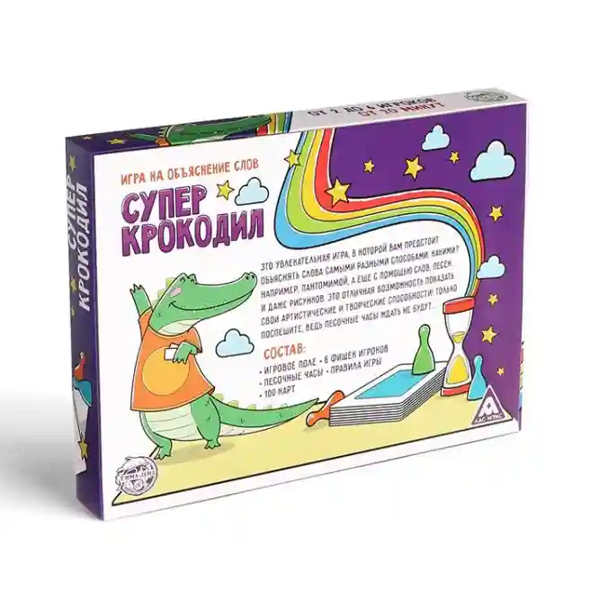 SL Joc de societate Super Crocodile pentru a explica cuvintele, 100 de cărți, 12+, 4571442