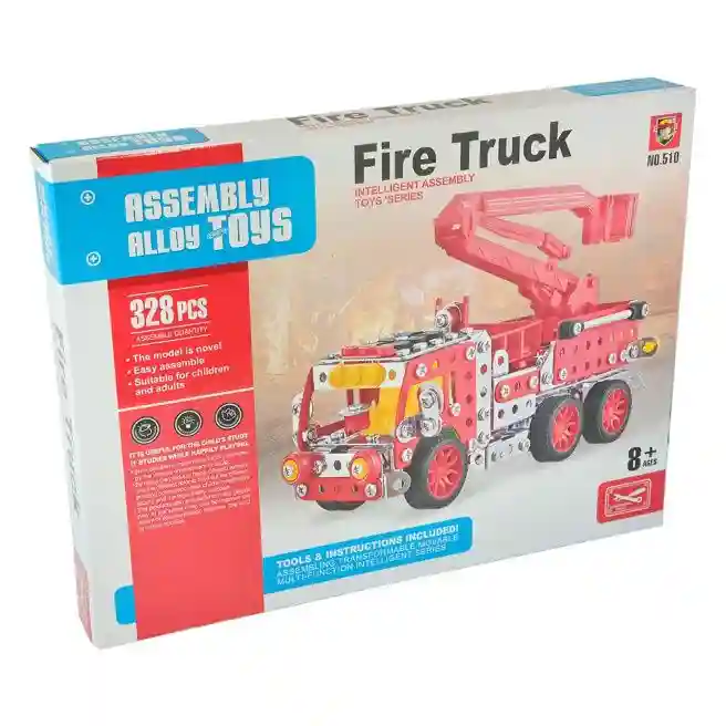 Constructor metalic "Fire Truck" 327 elemente, cod 132607