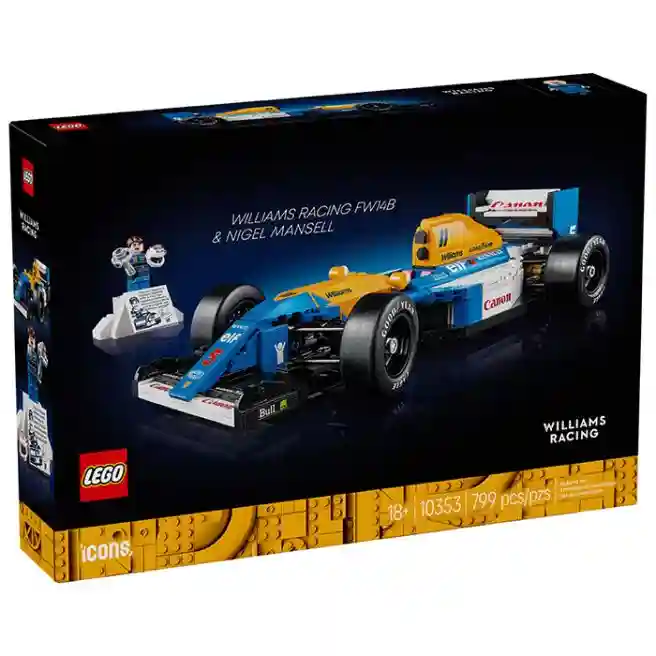 Конструктор LEGO Icons Williams Racing FW14B и Найджел Мэнселл, арт  10353