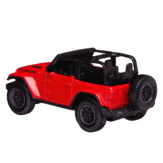 RS Masina RASTAR Die cast 1:43 JEEP Wrangler Rubicon, rosie, cod 58378