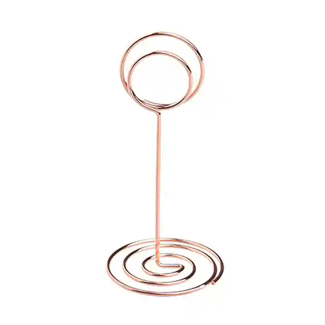 Suport pentru hartie "Cerc" 8,5 cm - Bronz, cod 58711