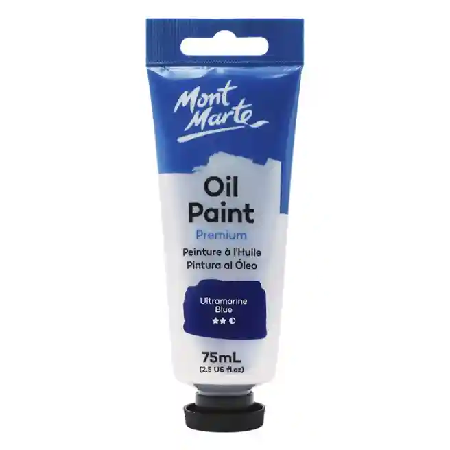 Краски Oil Paint масляные 75 мл синий Ultramarine Blue