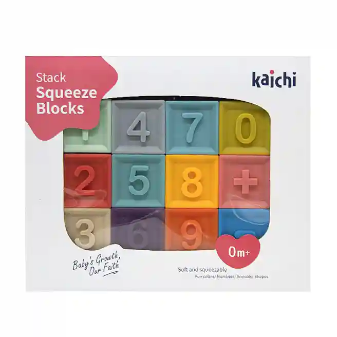 Развивающий набор цифр "Squeeze Blocks", код 732021