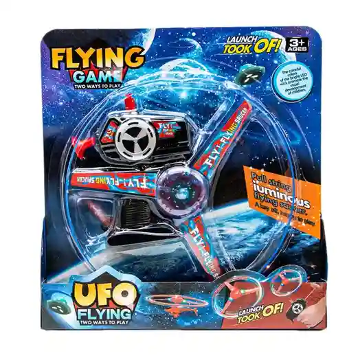 Игрушка  " Flying saucer", со светом, синяя, код 552158