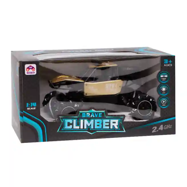 Mașină 1:14 „Climber” cu 2 t/c, acum., aurie, cod 772011