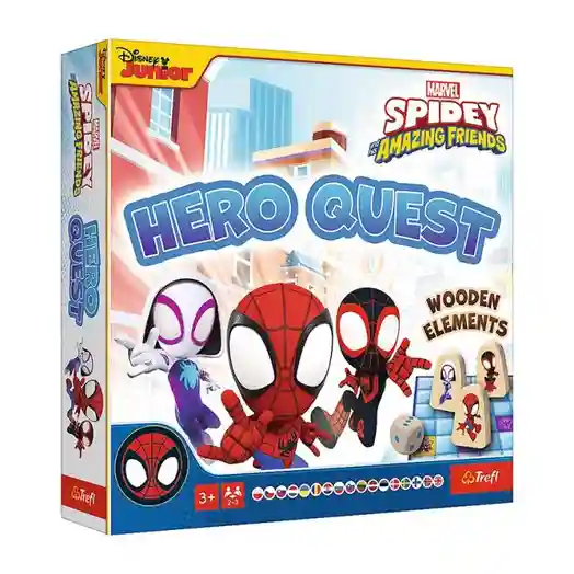 TF Joc de masă Quest pentru erou Spider Man Disney, cod 58795