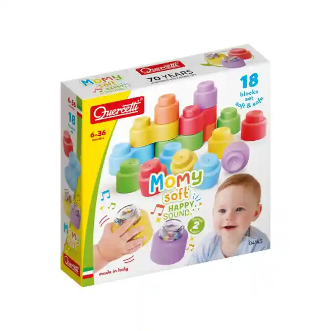 QC Конструктор мягкий "Soft Happy Sound" (18 дет.), код 60915