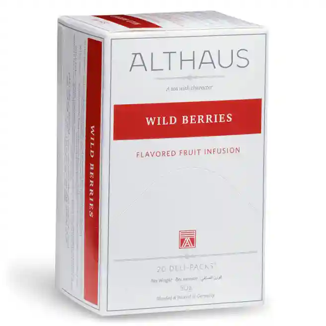 Ceai Althaus Wild Berries, fructe de pădure, 20 x 1,75 gr.