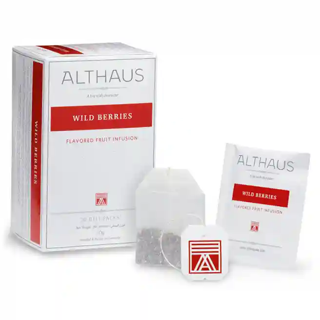 Ceai Althaus Wild Berries, fructe de pădure, 20 x 1,75 gr.