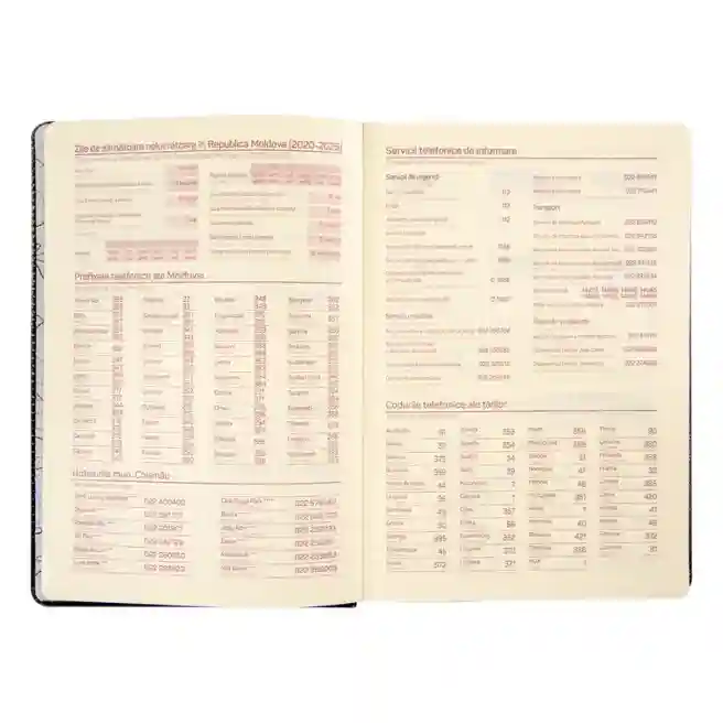 Agendă nedatată A5, IDEE Premium Flexible "Diplomat Blue"