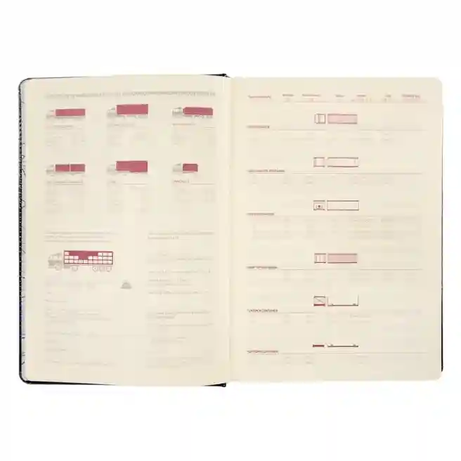 Agendă nedatată A5, IDEE Premium Flexible "Diplomat Blue"