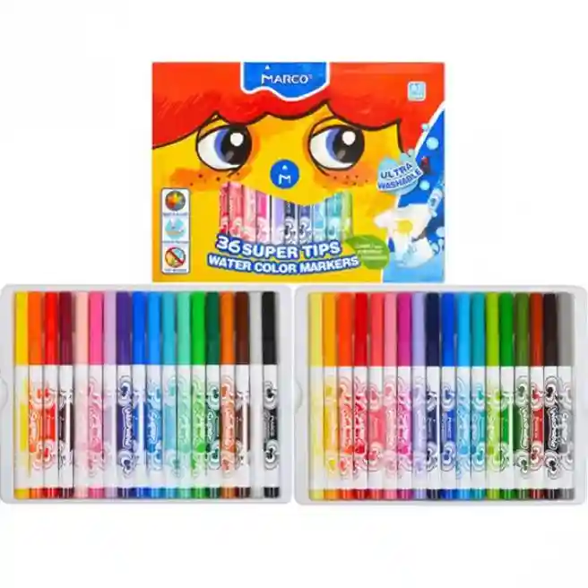 Set de сarioci 36 Super Washable, Marco art.1630-36CB
