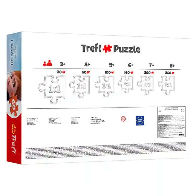 TF Puzzle "60" - The enchanted world of Anna and Elsa / Disney Frozen 2, cod 43133