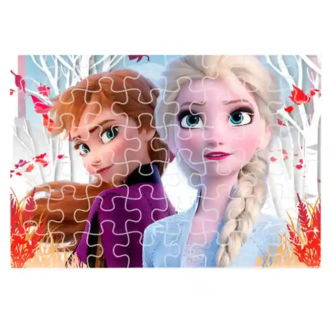 TF Puzzle "60" - The enchanted world of Anna and Elsa / Disney Frozen 2, cod 43133