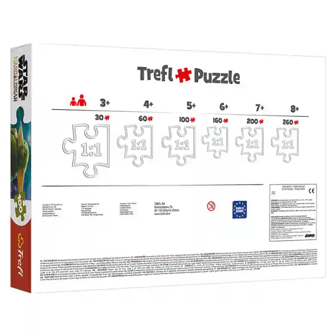 TF Puzzle "100" - Micul Yoda, cod 45802