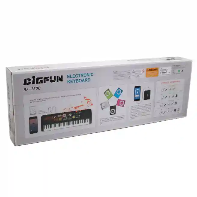 Синтезатор BF 61 клавиш (микрофон, USB, MP3), код 31024