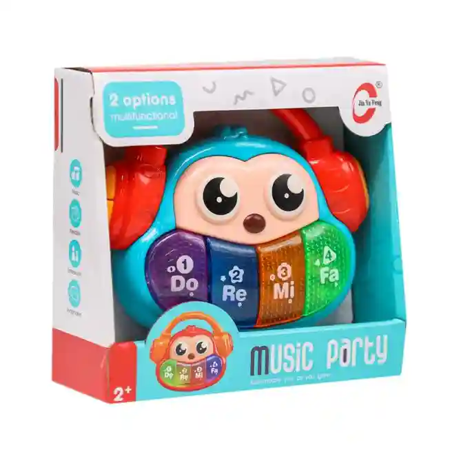 Jucărie muzicală pentru copii „Maimuță”, albastră, cod 762050