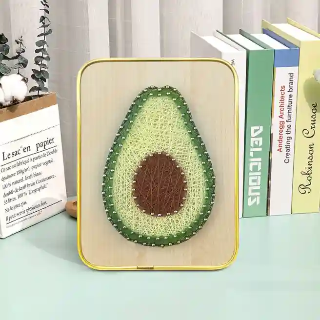 Set pentru creație String Art "Avocado", 15x20 cm