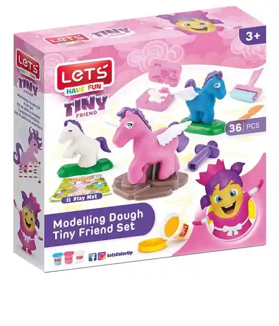 LT Set pentru modelare "Tiny Friend", 32 forme, 3*75 gr., cod 40630