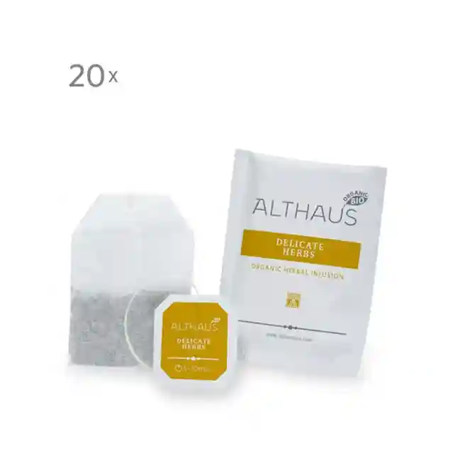 Ceai Althaus Ginseng Balance, ginseng cu mentă, 20 x 1,75 gr.