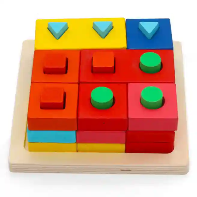 Sorter din lemn "Figurine geometrice", cod 128634