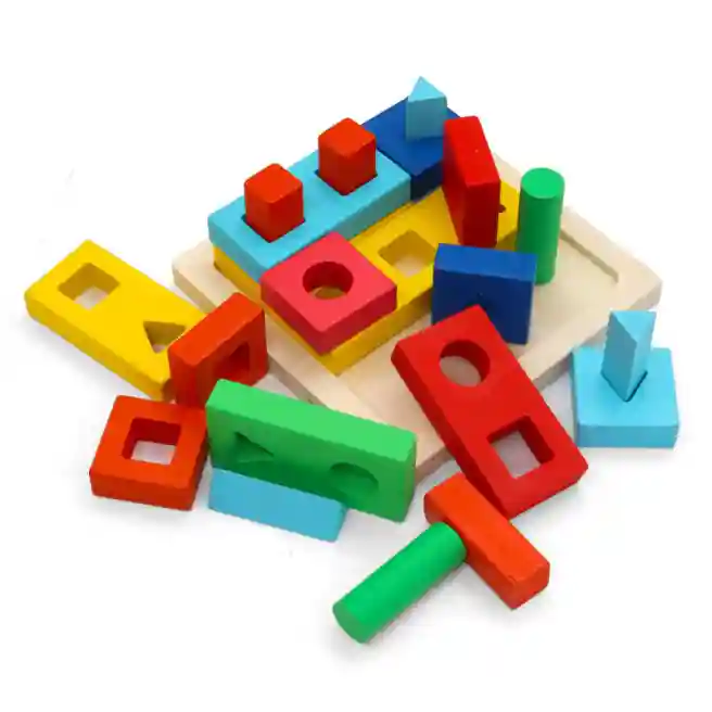 Sorter din lemn "Figurine geometrice", cod 128634