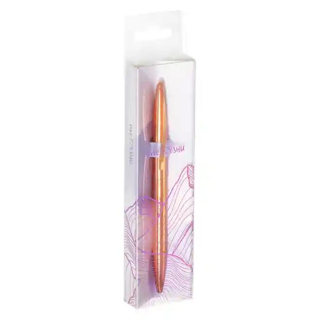 Pix cu bilă automat MESHU "Rose gold" albastru, 1,0 mm