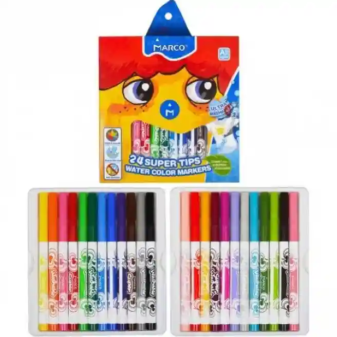 Set de сarioci 24  Super Washable, Marco art.1630-24CB