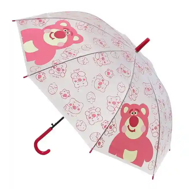 Umbrelă pentru copii Kuromi&Friends, urs roșu, cod 220219