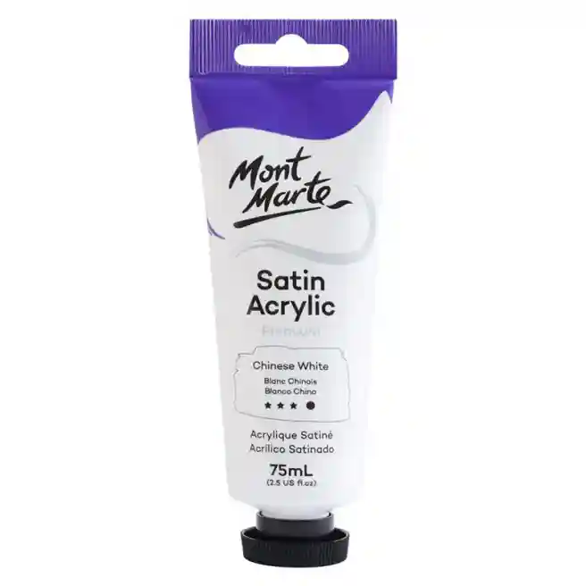 Краски Satin акрил 75 мл Chinese White
