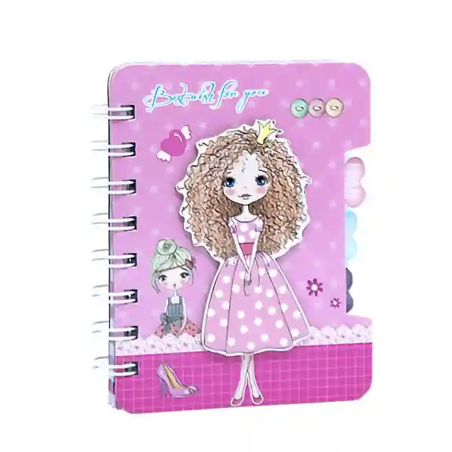 Блокнот A6 Little girls с разделителями