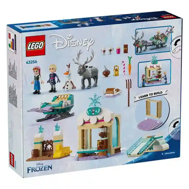 Constructor LEGO Disney Aventură cu sania lui Anna, art. 43256
