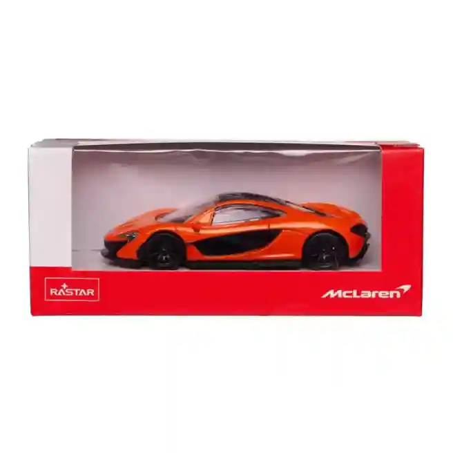 RS Машина  RASTAR Die cast 1:43 scale McLaren P1, оранжевая, код 58377